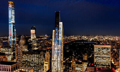 night time skyline NY 